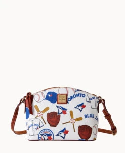MLB Blue Jays Suki Crossbody BLUE JAYS -Dooney & Bourke B1696G QUMWPATNBJAY 2