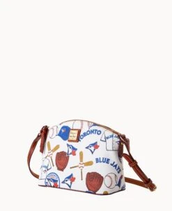 MLB Blue Jays Suki Crossbody BLUE JAYS -Dooney & Bourke B1696G QUMWPATNBJAY ALT1 1