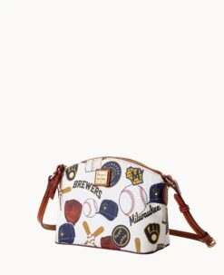 MLB Brewers Suki Crossbody BREWERS -Dooney & Bourke B1696G QUMWPATNBRWS ALT1 1