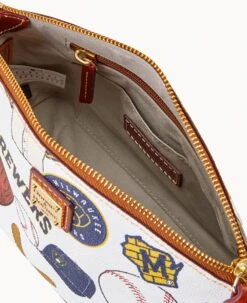 MLB Brewers Suki Crossbody BREWERS -Dooney & Bourke B1696G QUMWPATNBRWS ALT2 1