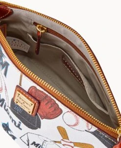 MLB Marlins Suki Crossbody MARLINS -Dooney & Bourke B1696G QUMWPATNMRLN ALT2 1