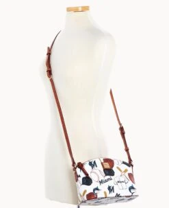 MLB Marlins Suki Crossbody MARLINS -Dooney & Bourke B1696G QUMWPATNMRLN ALT4 1