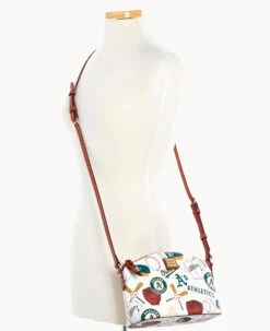 MLB Athletics Suki Crossbody ATHLETICS -Dooney & Bourke B1696G QUMWPATNOAKA ALT4