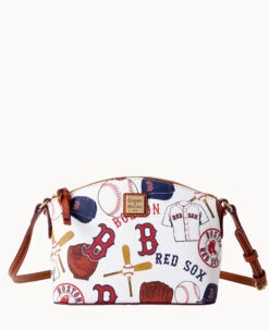 MLB Red Sox Suki Crossbody RED SOX -Dooney & Bourke B1696G QUMWPATNRDSX 2