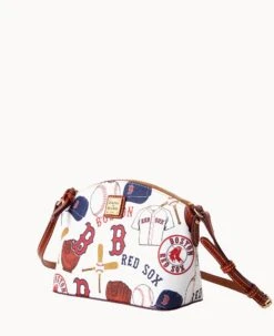MLB Red Sox Suki Crossbody RED SOX -Dooney & Bourke B1696G QUMWPATNRDSX ALT1 1
