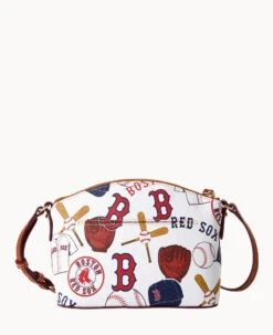 MLB Red Sox Suki Crossbody RED SOX -Dooney & Bourke B1696G QUMWPATNRDSX ALT3