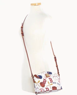 MLB Red Sox Suki Crossbody RED SOX -Dooney & Bourke B1696G QUMWPATNRDSX ALT4