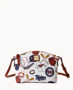 MLB Twins Suki Crossbody TWINS -Dooney & Bourke B1696G QUMWPATNTWNS 2