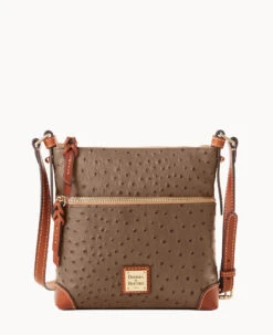 Ostrich Letter Carrier Caramel 26 Ostrich Letter Carrier Caramel -Dooney & Bourke B1725G OTMSPAKR