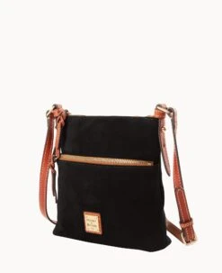 Suede Letter Carrier Black -Dooney & Bourke B1725G SUBLPATN ALT1 1