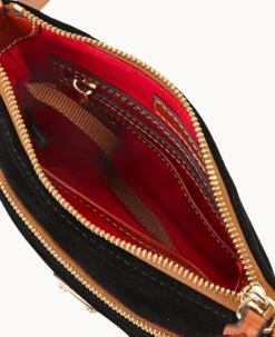Suede Letter Carrier Black -Dooney & Bourke B1725G SUBLPATN ALT2 1