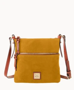 Suede Letter Carrier Black -Dooney & Bourke B1725G SUCHPATN