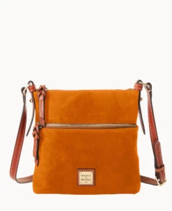 Suede Letter Carrier Black -Dooney & Bourke B1725G SUHNPATN