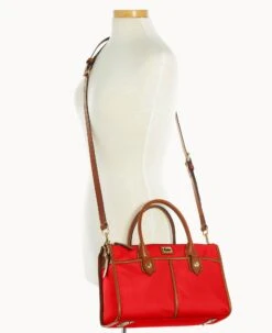 Wayfarer Satchel Red -Dooney & Bourke B1775G WWRDLSKR ALT4 1