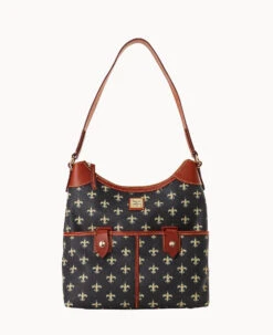 NFL Saints Zip Hobo SAINTS -Dooney & Bourke B1782G NJBLPATNSNTS 2