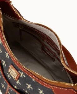 NFL Saints Zip Hobo SAINTS -Dooney & Bourke B1782G NJBLPATNSNTS ALT2 1