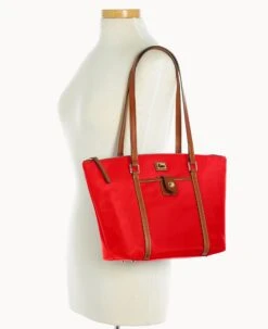Wayfarer Zip Tote Red -Dooney & Bourke B1783G WWRDLSKR ALT4 1