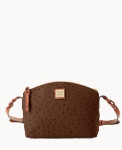 Ostrich Penny Crossbody Caramel -Dooney & Bourke B1823G OTBMPAKR
