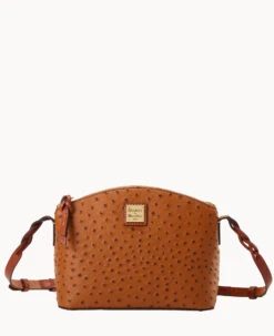Ostrich Penny Crossbody Caramel -Dooney & Bourke B1823G OTCAPATN 2