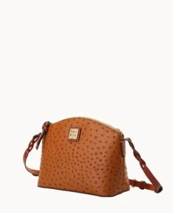 Ostrich Penny Crossbody Caramel -Dooney & Bourke B1823G OTCAPATN ALT1 1
