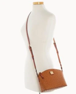 Ostrich Penny Crossbody Caramel -Dooney & Bourke B1823G OTCAPATN ALT4 1