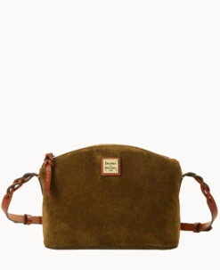 Suede Penny Crossbody Olive -Dooney & Bourke B1823G SUOLPATN 2