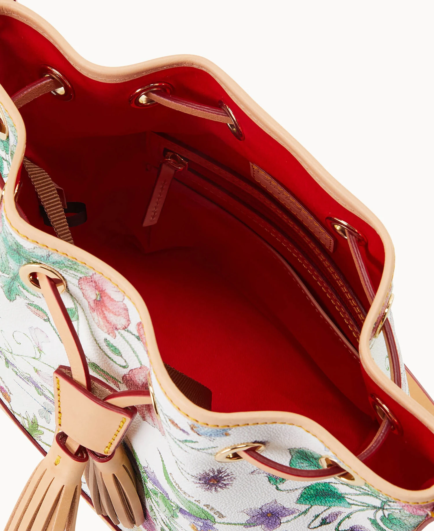 Botanical Collection Small Drawstring White 3 Botanical Collection Small Drawstring White - Image 3