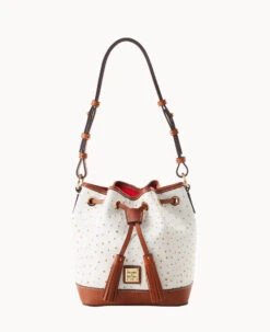 Ostrich Small Drawstring Brown Tmoro 31 Ostrich Small Drawstring Brown Tmoro -Dooney & Bourke B1830G OTBOPAKR