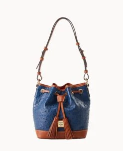 Ostrich Small Drawstring Brown Tmoro 34 Ostrich Small Drawstring Brown Tmoro -Dooney & Bourke B1830G OTNVPAKR