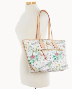 Botanical Collection Tote White -Dooney & Bourke B1854G BZWHSVNA ALT4 1