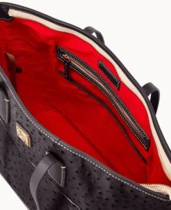 Ostrich Tote Black Black -Dooney & Bourke B1854G OTBLPABL ALT2 1
