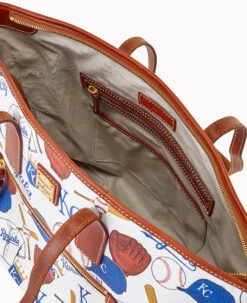 MLB Royals Tote ROYALS -Dooney & Bourke B1854G QUMWPATNRYLS ALT2