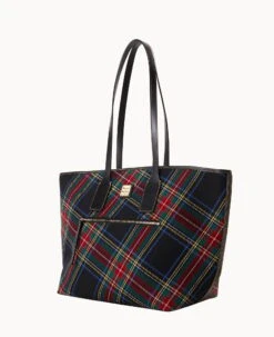 Tartan Tote Black -Dooney & Bourke B1854G TTBLPABL ALT1 1
