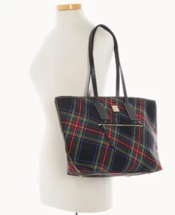 Tartan Tote Black -Dooney & Bourke B1854G TTBLPABL ALT4