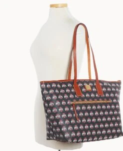 Collegiate Ohio State University Large Tote OHIO STATE -Dooney & Bourke B1855G AABLPATNOHST ALT4 1