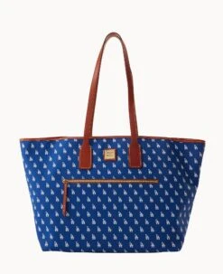 MLB Dodgers Large Tote DODGERS -Dooney & Bourke B1855G MJBUPATNDODG 1