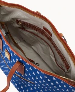 MLB Dodgers Large Tote DODGERS -Dooney & Bourke B1855G MJBUPATNDODG ALT2 1