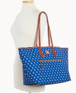 MLB Dodgers Large Tote DODGERS -Dooney & Bourke B1855G MJBUPATNDODG ALT4