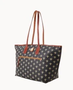 NFL Saints Large Tote SAINTS -Dooney & Bourke B1855G NJBLPATNSNTS ALT1 1