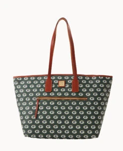 NFL Packers Large Tote PACKERS -Dooney & Bourke B1855G NJGRPATNPCKR 2