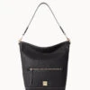 Ostrich Hobo Black Black