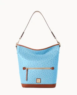 Ostrich Hobo Black Black -Dooney & Bourke B1863G OTSBPAKR