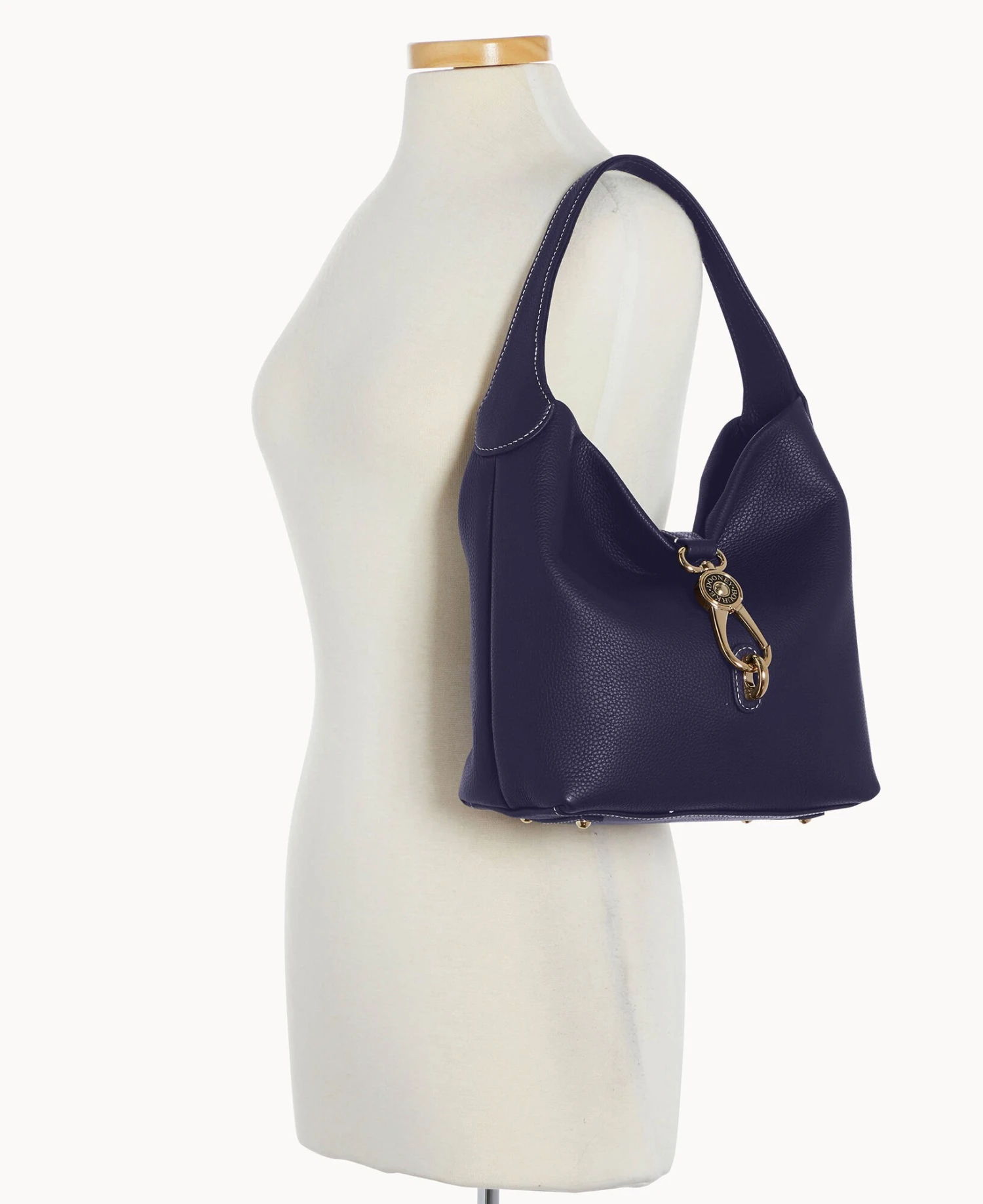 Pebble Grain Small Logo Lock Sac Midnight Blue 10 Pebble Grain Small Logo Lock Sac Midnight Blue - Image 10