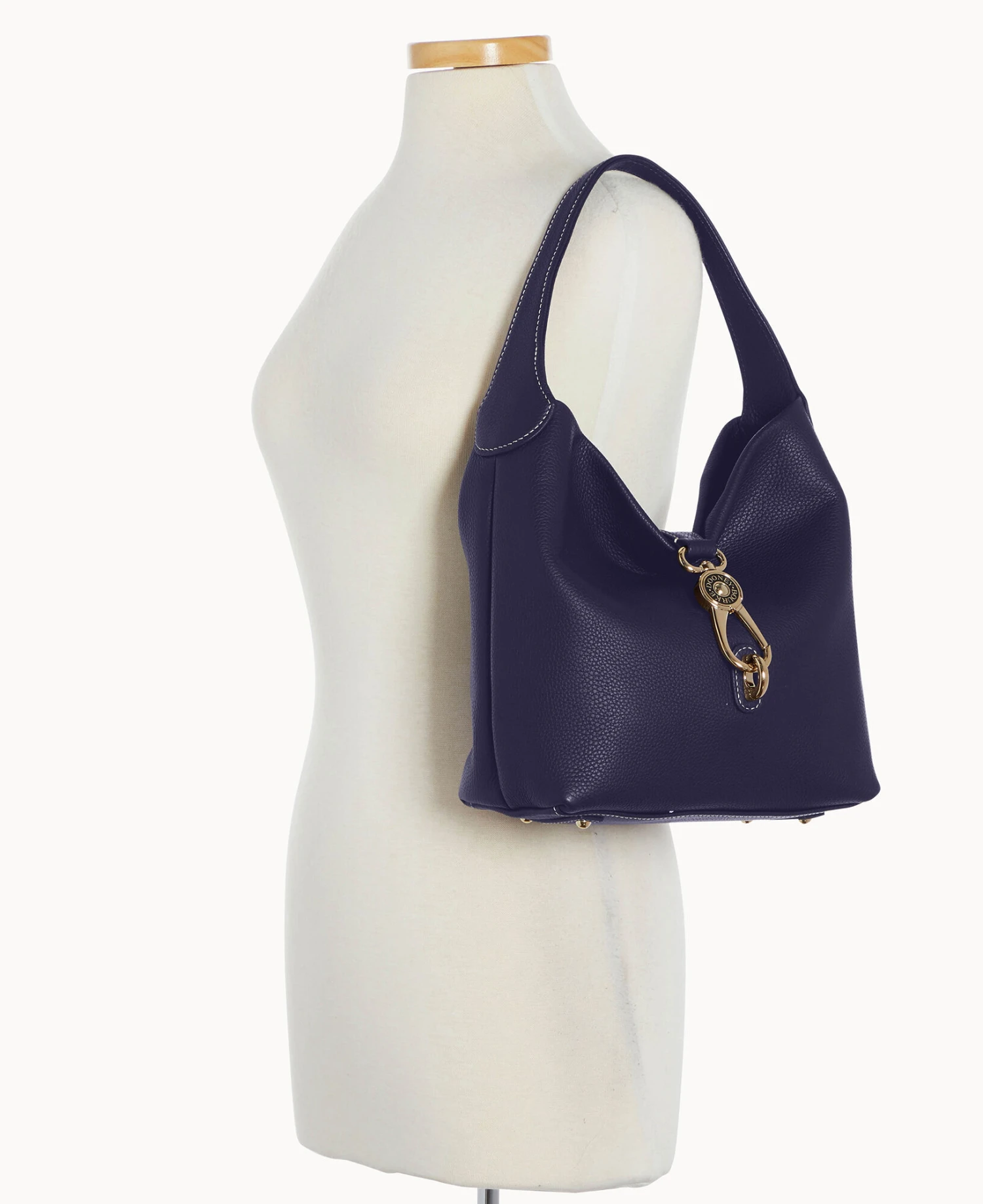 Pebble Grain Small Logo Lock Sac Midnight Blue 5 Pebble Grain Small Logo Lock Sac Midnight Blue - Image 5