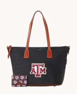 Collegiate Texas Achr(38)M University Top Zip Tote TEXAS A&M -Dooney & Bourke B1904G INBLPATNTXAM 2