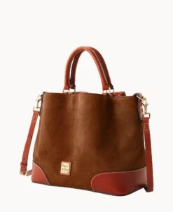 Suede Brenna Amber -Dooney & Bourke B1905G SUARPATN ALT1 1