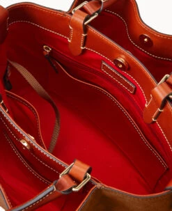 Suede Brenna Amber -Dooney & Bourke B1905G SUARPATN ALT2