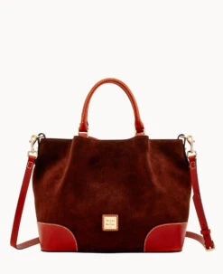 Suede Brenna Amber -Dooney & Bourke B1905G SUBMPATN