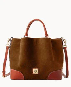 Suede Brenna Amber -Dooney & Bourke B1905G SUBNPATN