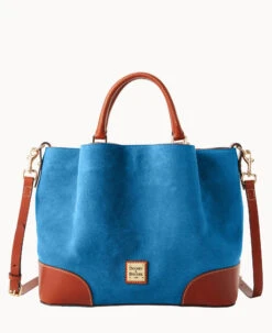 Suede Brenna Amber -Dooney & Bourke B1905G SUDNPATN